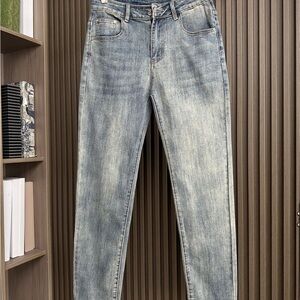 Prada Men's Straight Leg Jeans in Blue
